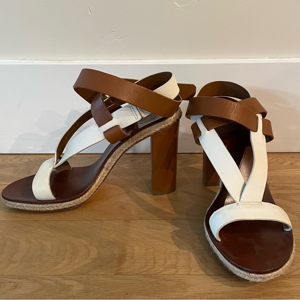 Tory Burch Leather Heels Sz 6.5
